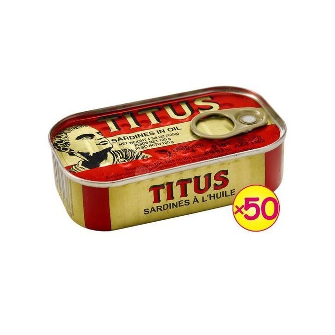 Titus Sardine 125g X 50 Carton