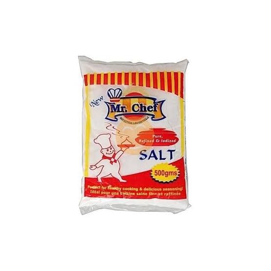 MR CHEF SALT 250G X 80