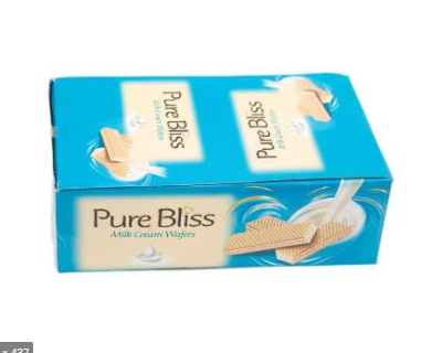 Pure Bliss Premium Milk wafers (x 12 sachets)