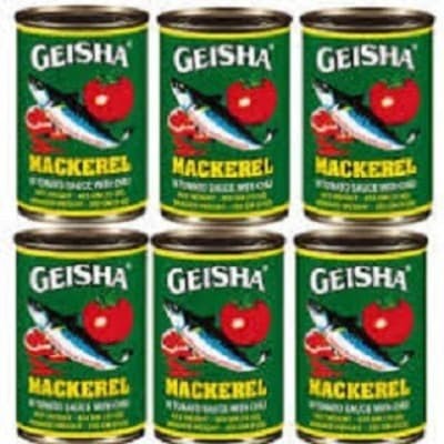 Geisha Mackerel Fish 100pcs