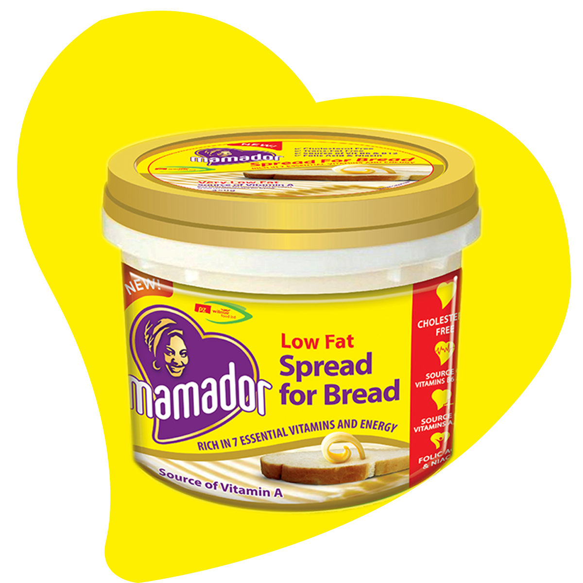 MAMADOR SPREAD LOW FAT 450Gx24