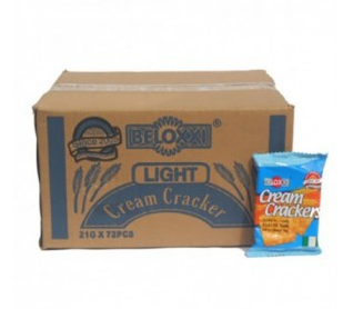 Biscuit - Beloxxi Cream Cracker (72pcs) x21g carton