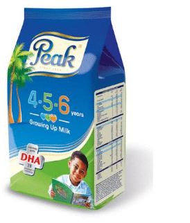 Peak 456 Growing Up Milk Pouch (400g x 3)